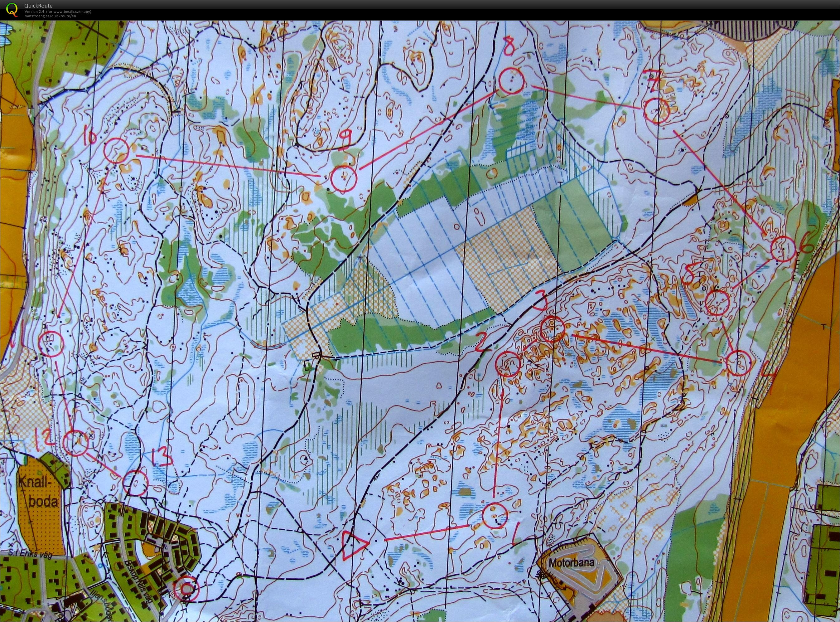 Night training for Tiomila (2013-05-02)