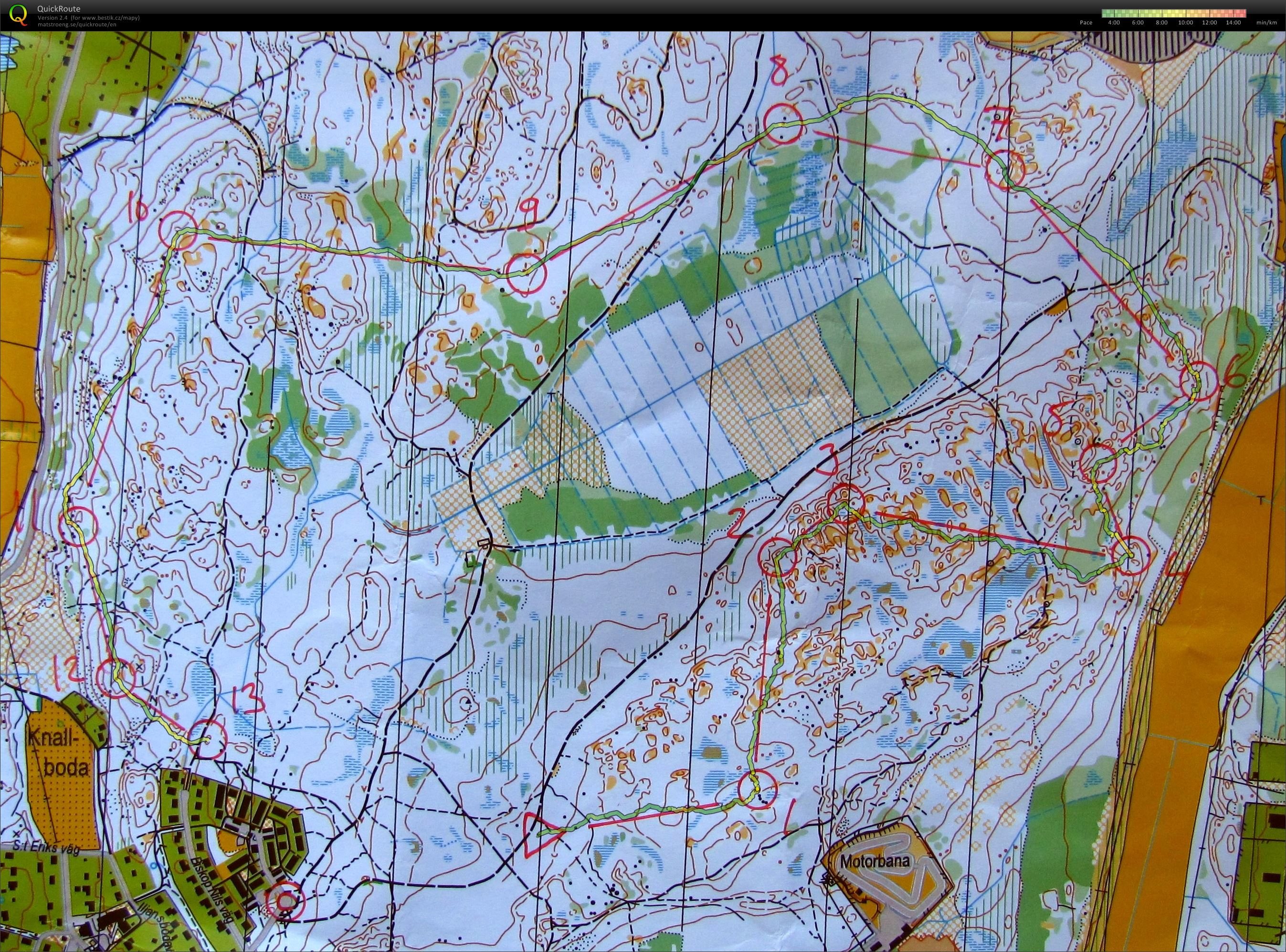 Night training for Tiomila (2013-05-02)