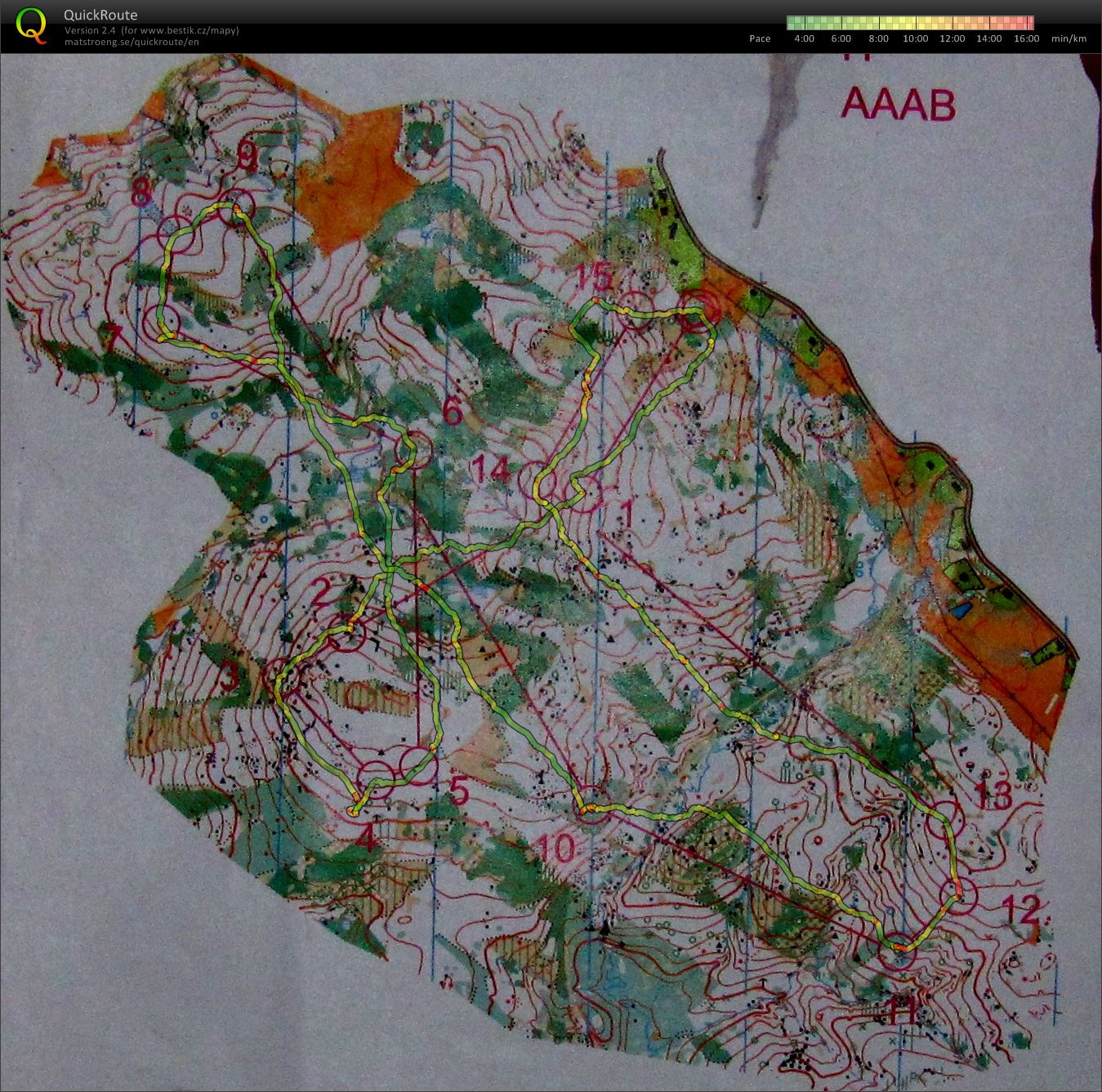 TC Jablonec - Night-O (18-04-2014)