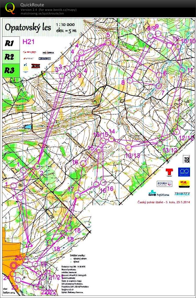 Czech Relay League - race 5 (25/05/2014)