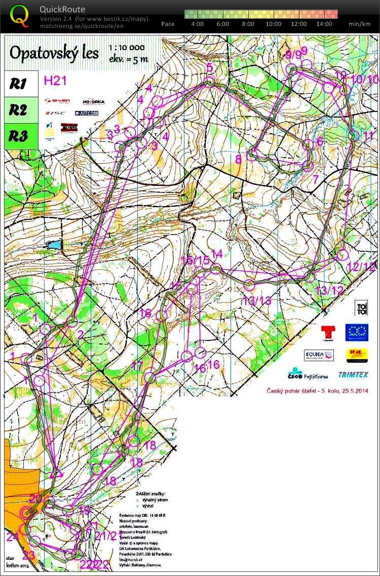 Czech Relay League - race 5 (25/05/2014)