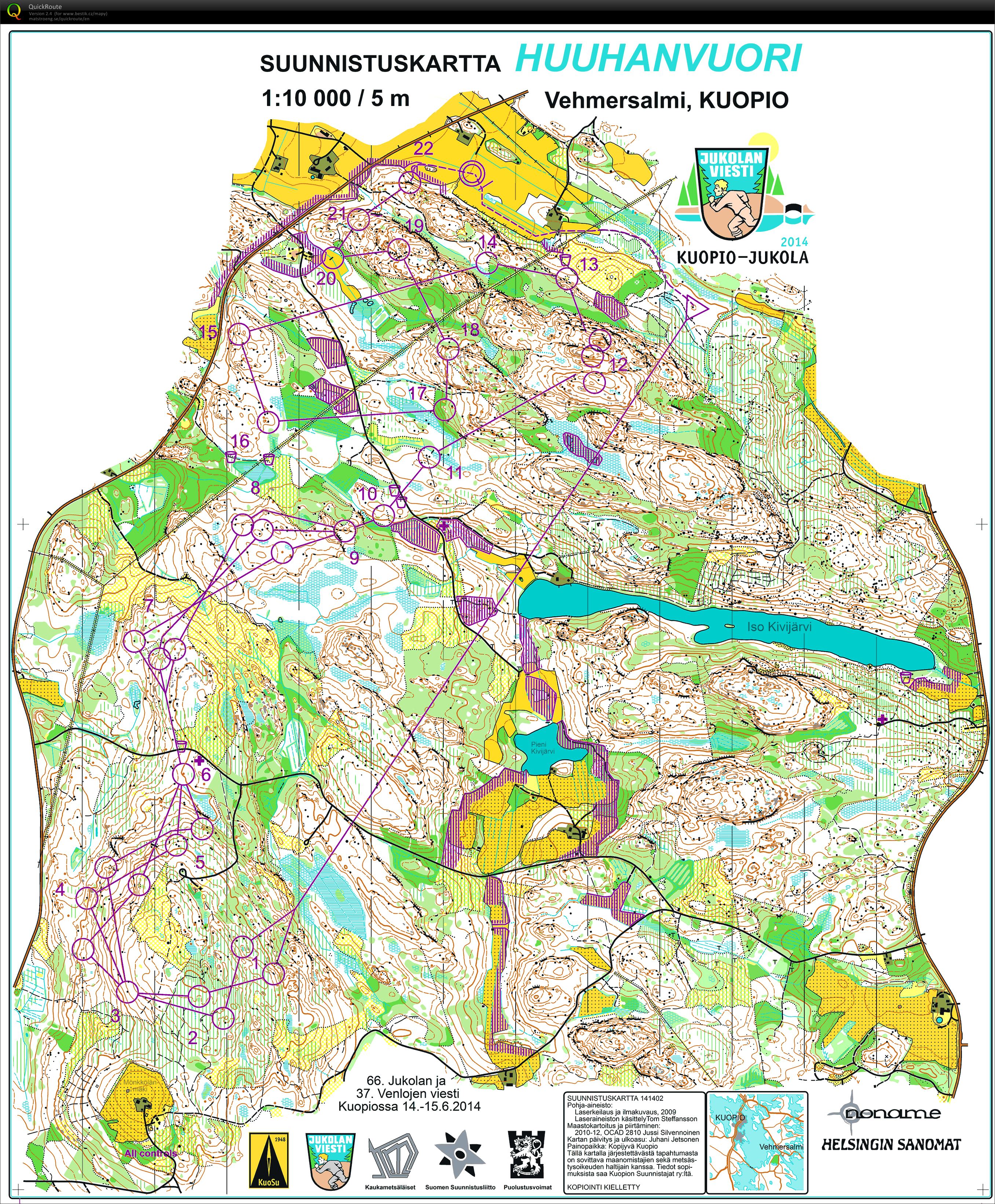 Jukola Relay 2014 (14/06/2014)