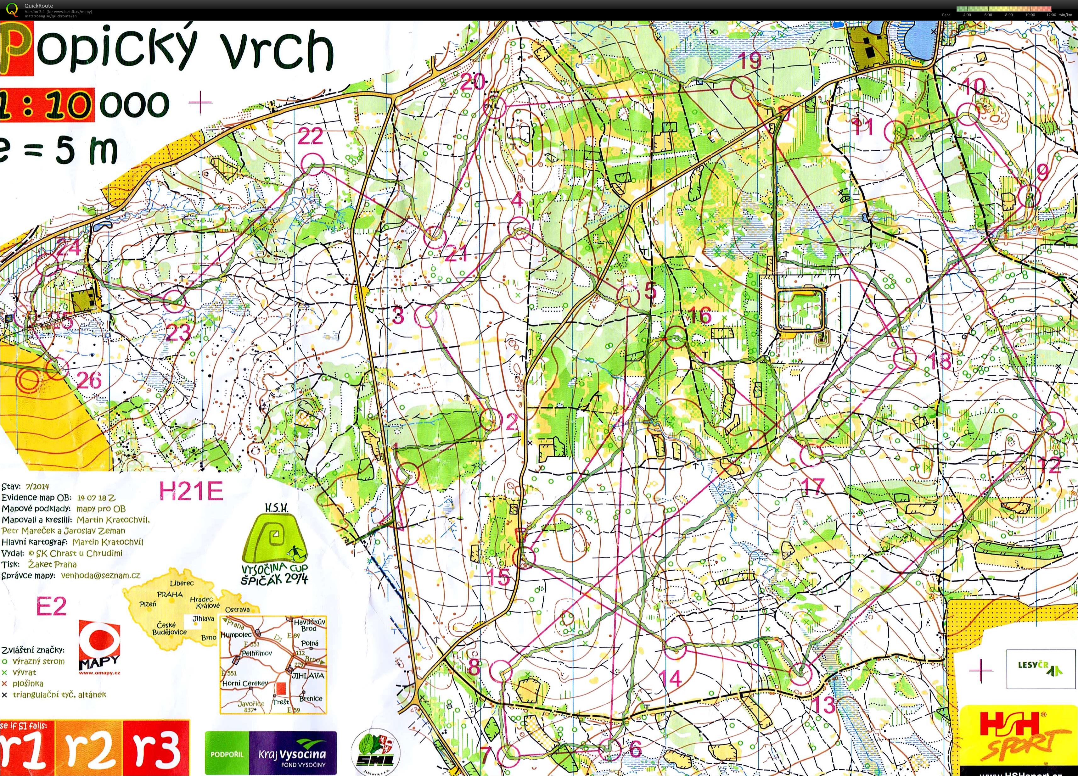 HSH Vysocina Cup - E2 - long (19-07-2014)