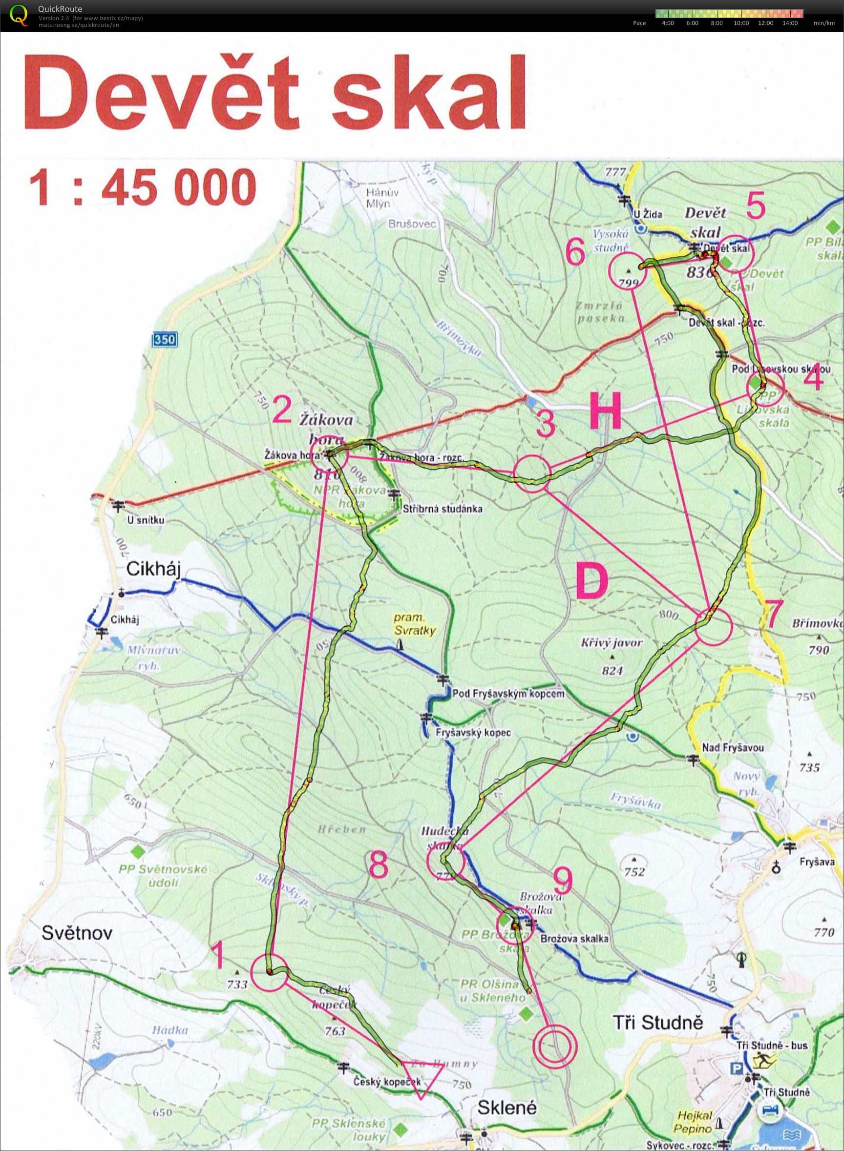 TC Sklenne - running trip (20-12-2014)