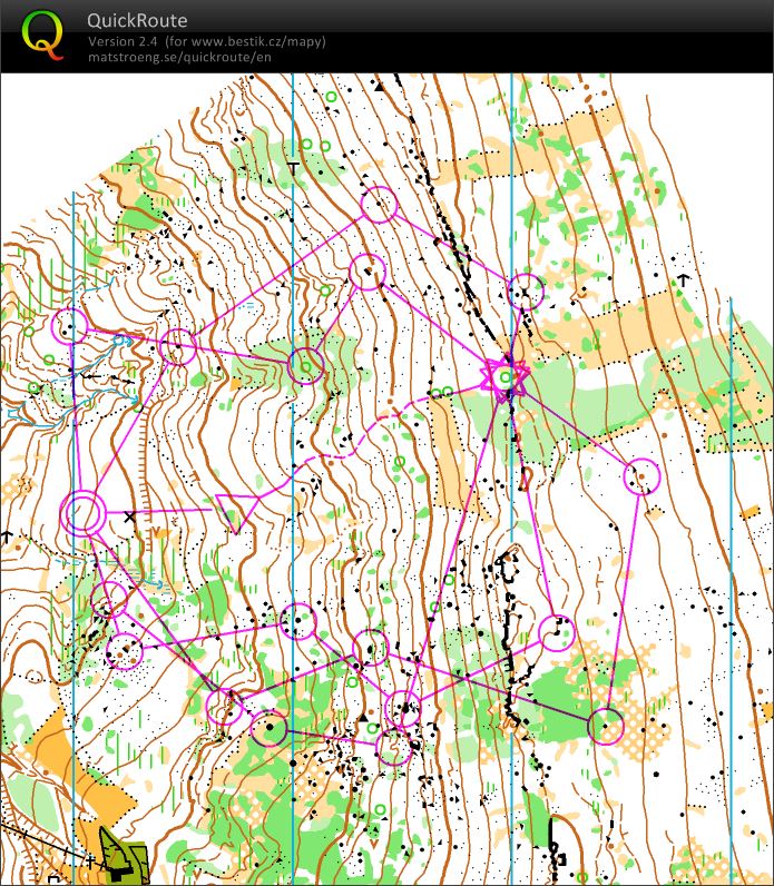 TC Závora - uphills & downhills (04-04-2015)