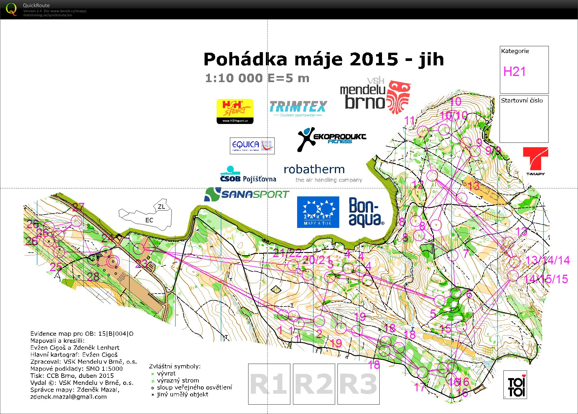 Czech Relay League - race 1 (19/04/2015)