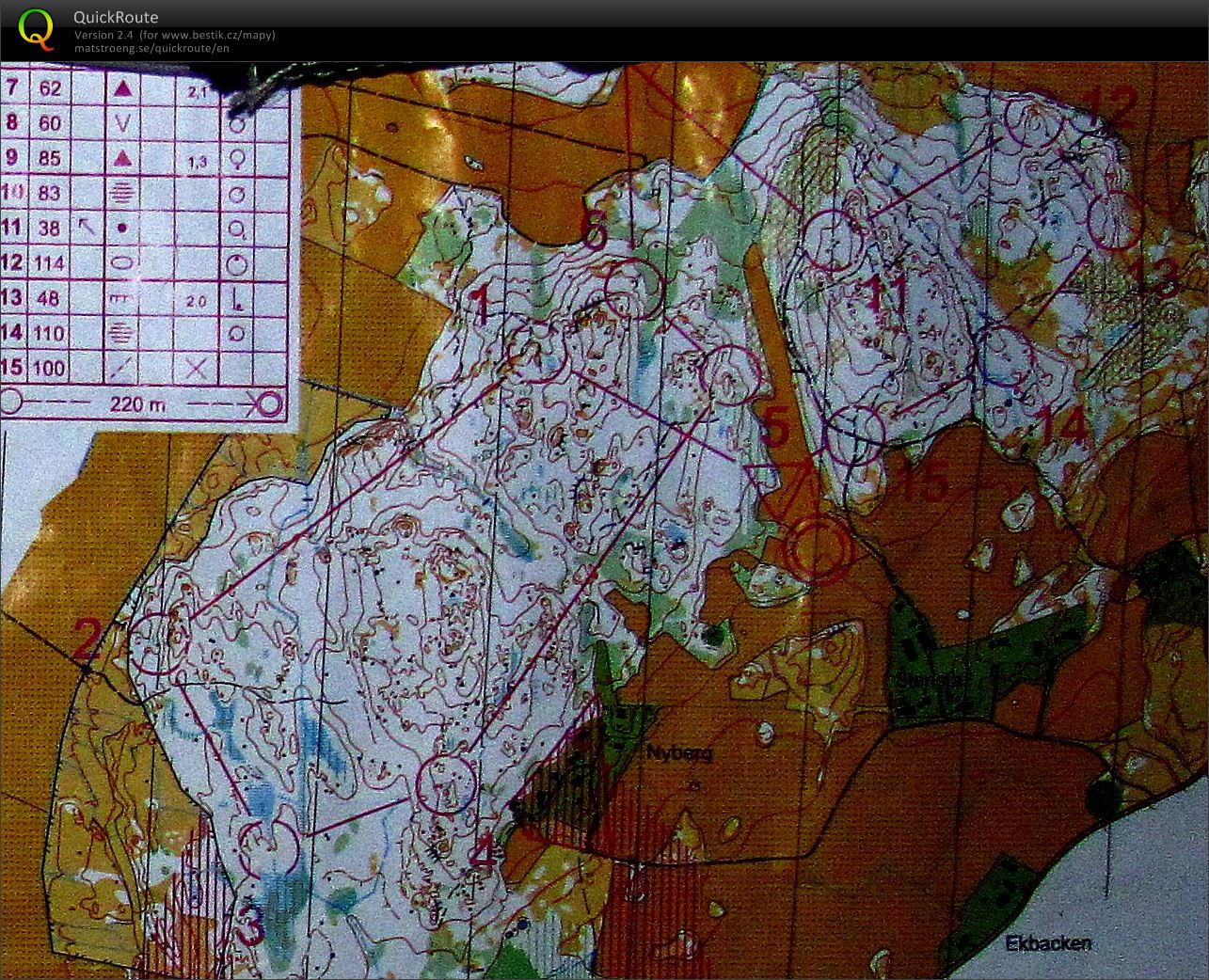 Tiomila training 2 (08/05/2015)