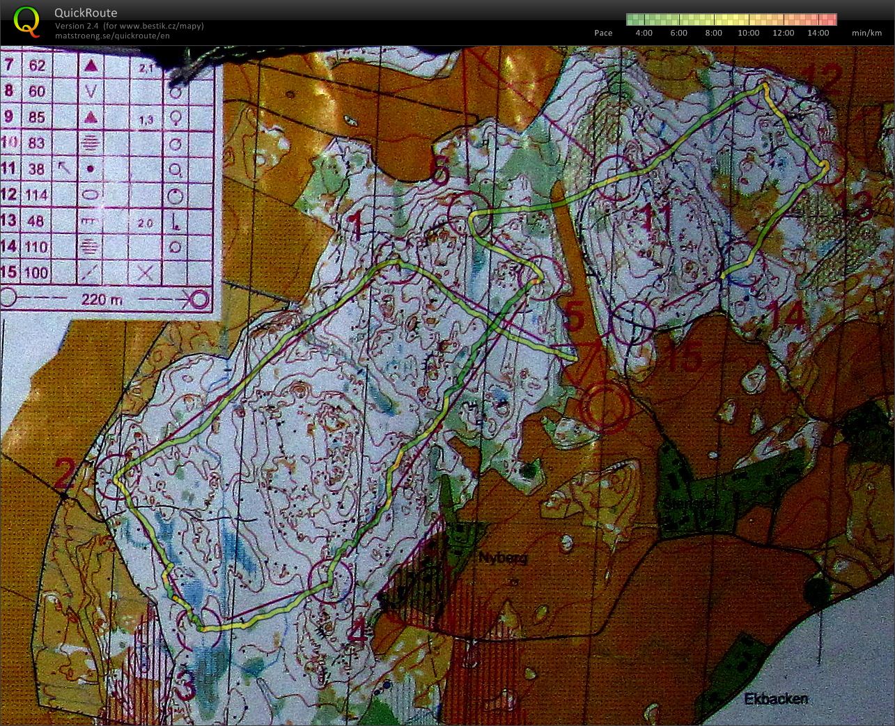 Tiomila training 2 (08/05/2015)