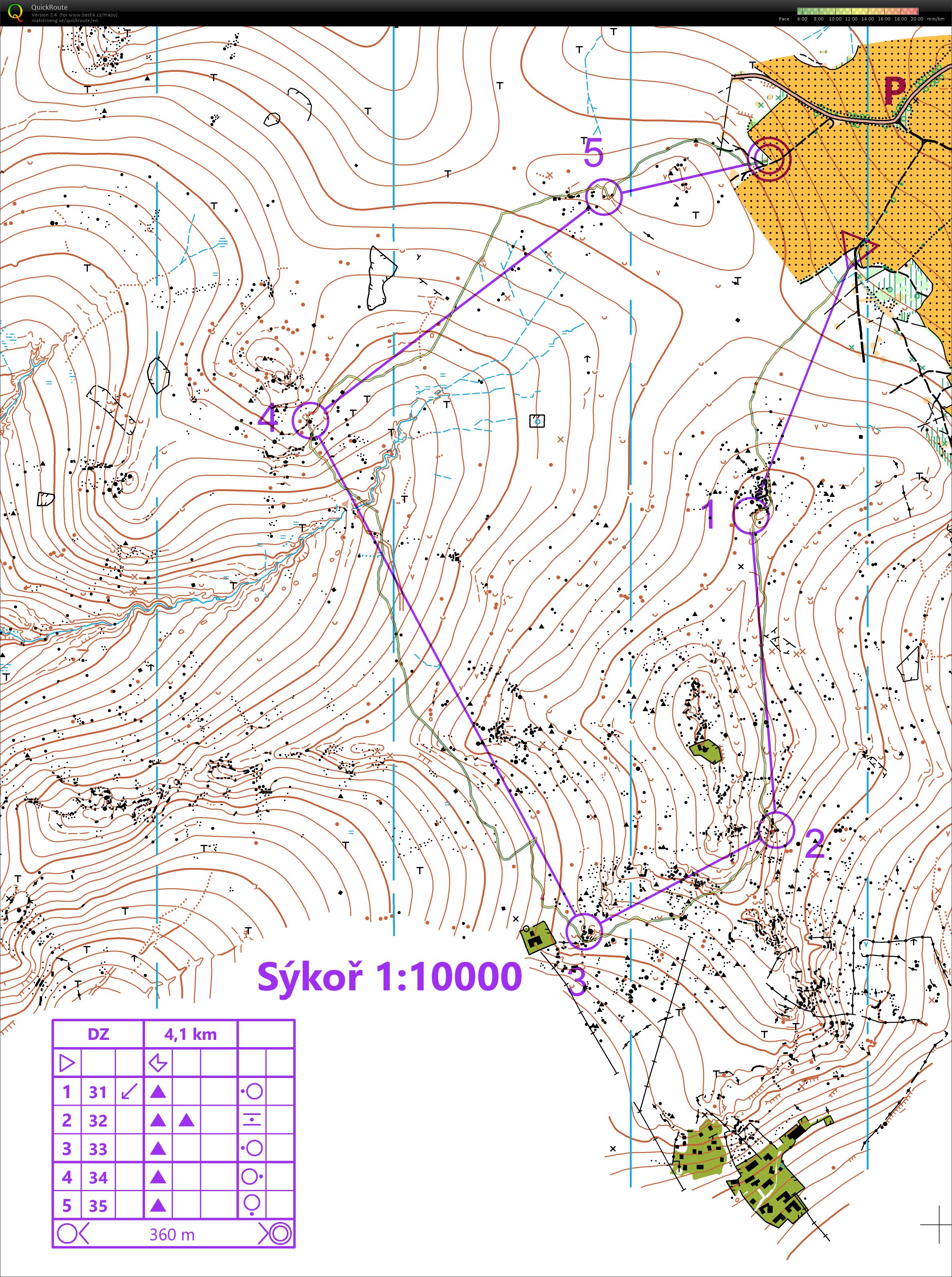 Vrstevnicovka Sýkoř (04/04/2021)