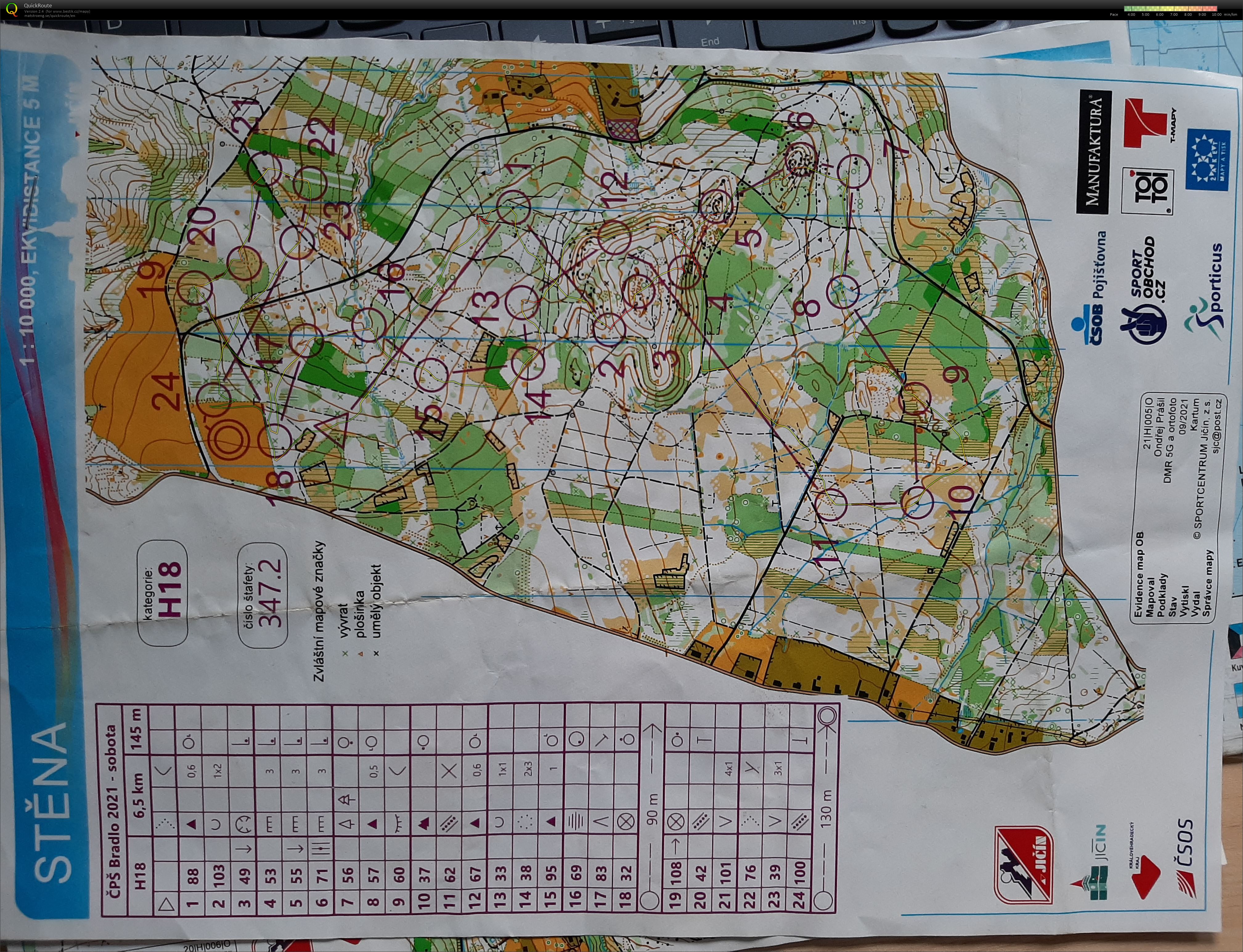 ČP Štafet 25.9. (25.09.2021)