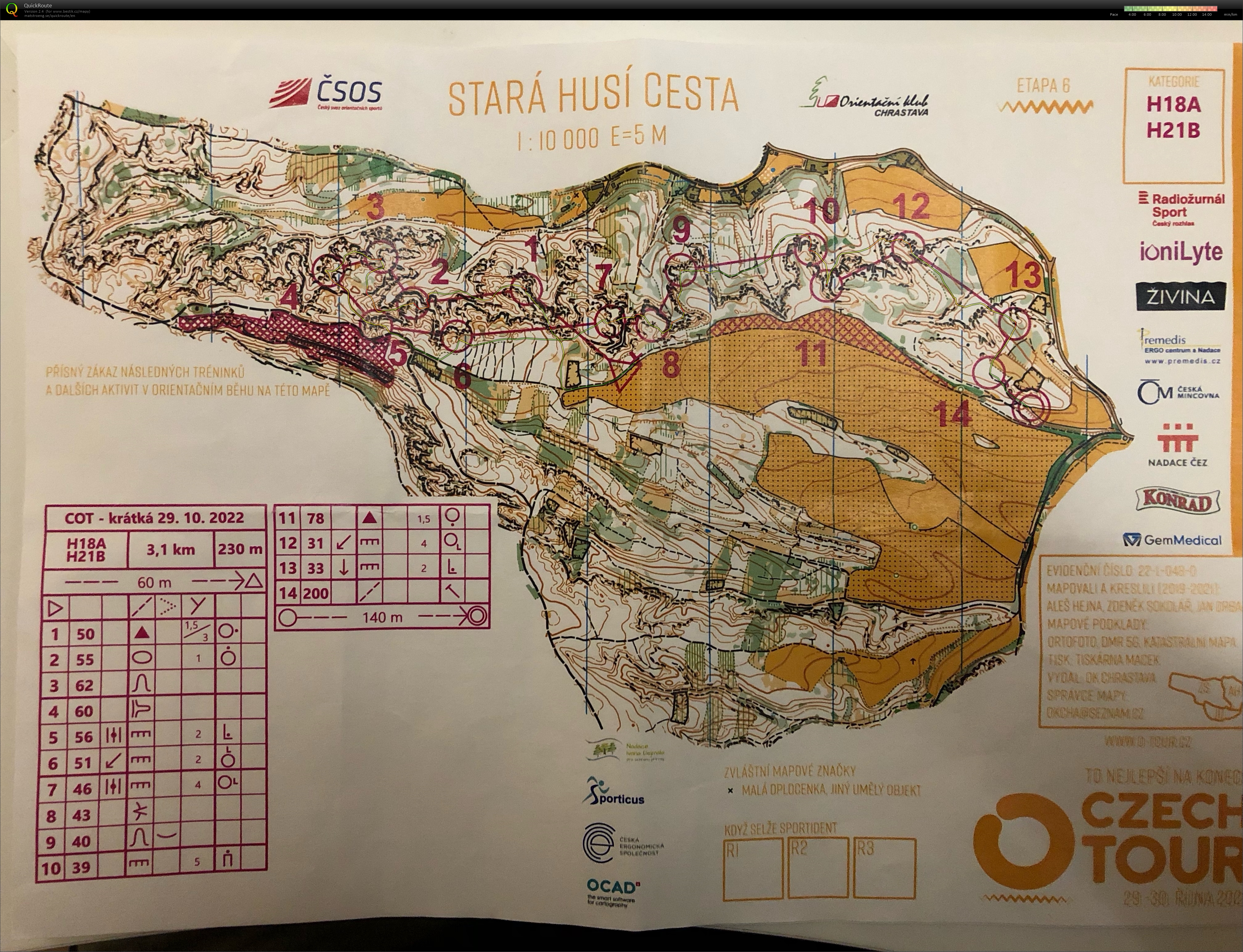 Czech O-tour (29/10/2022)