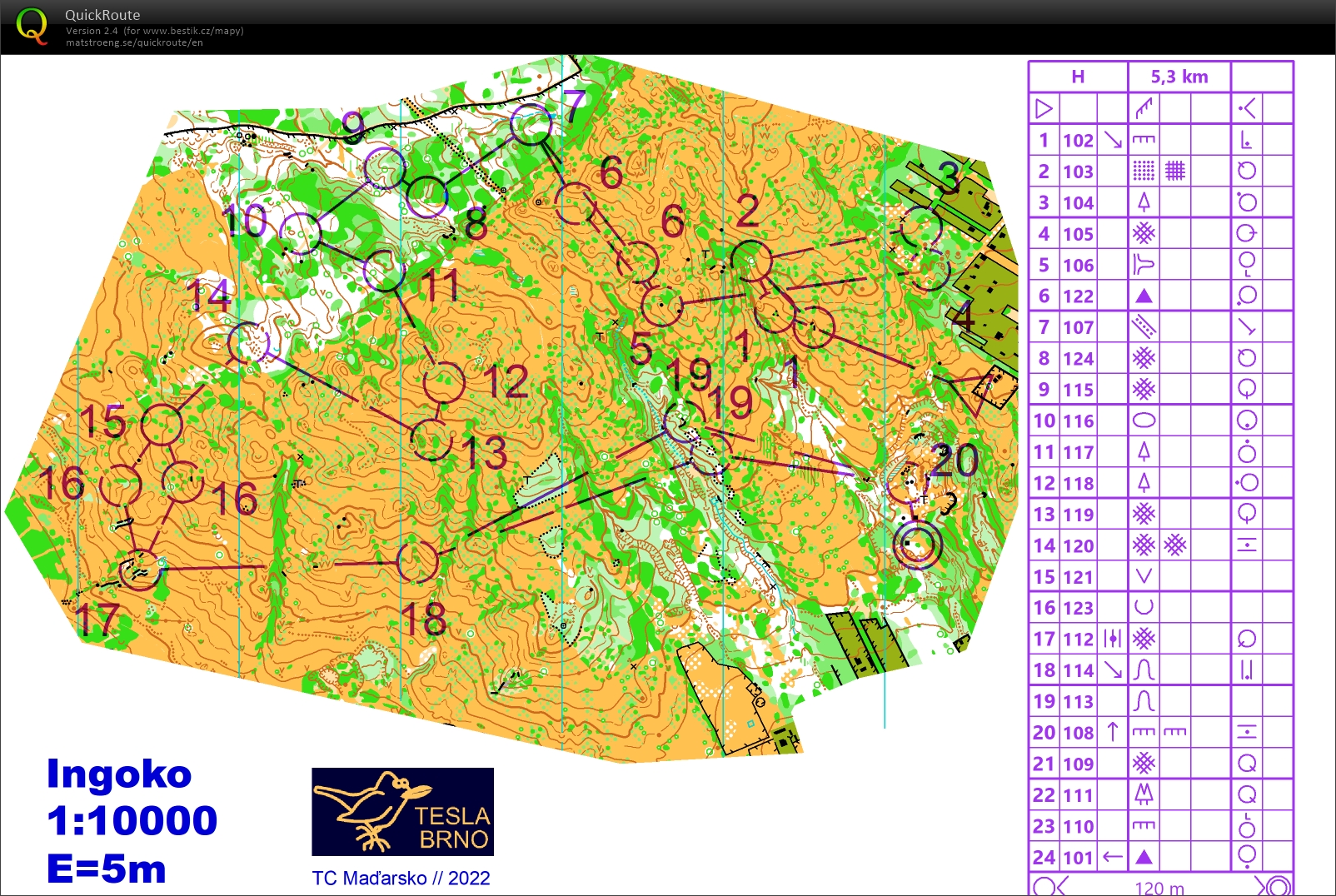 Nočák 1. úsek štafet (05/11/2022)