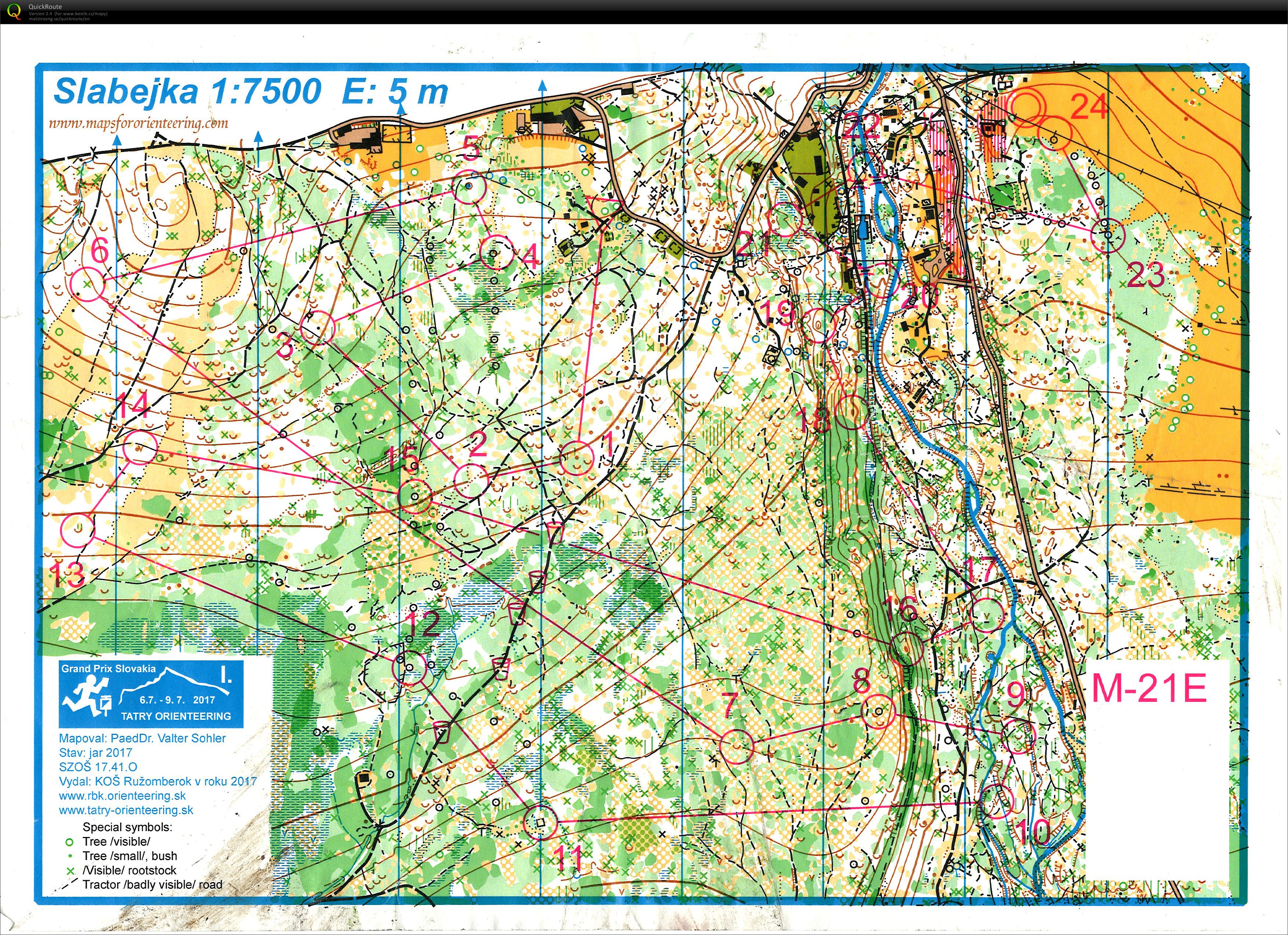 Tatry Orienteering E1 (06/07/2017)