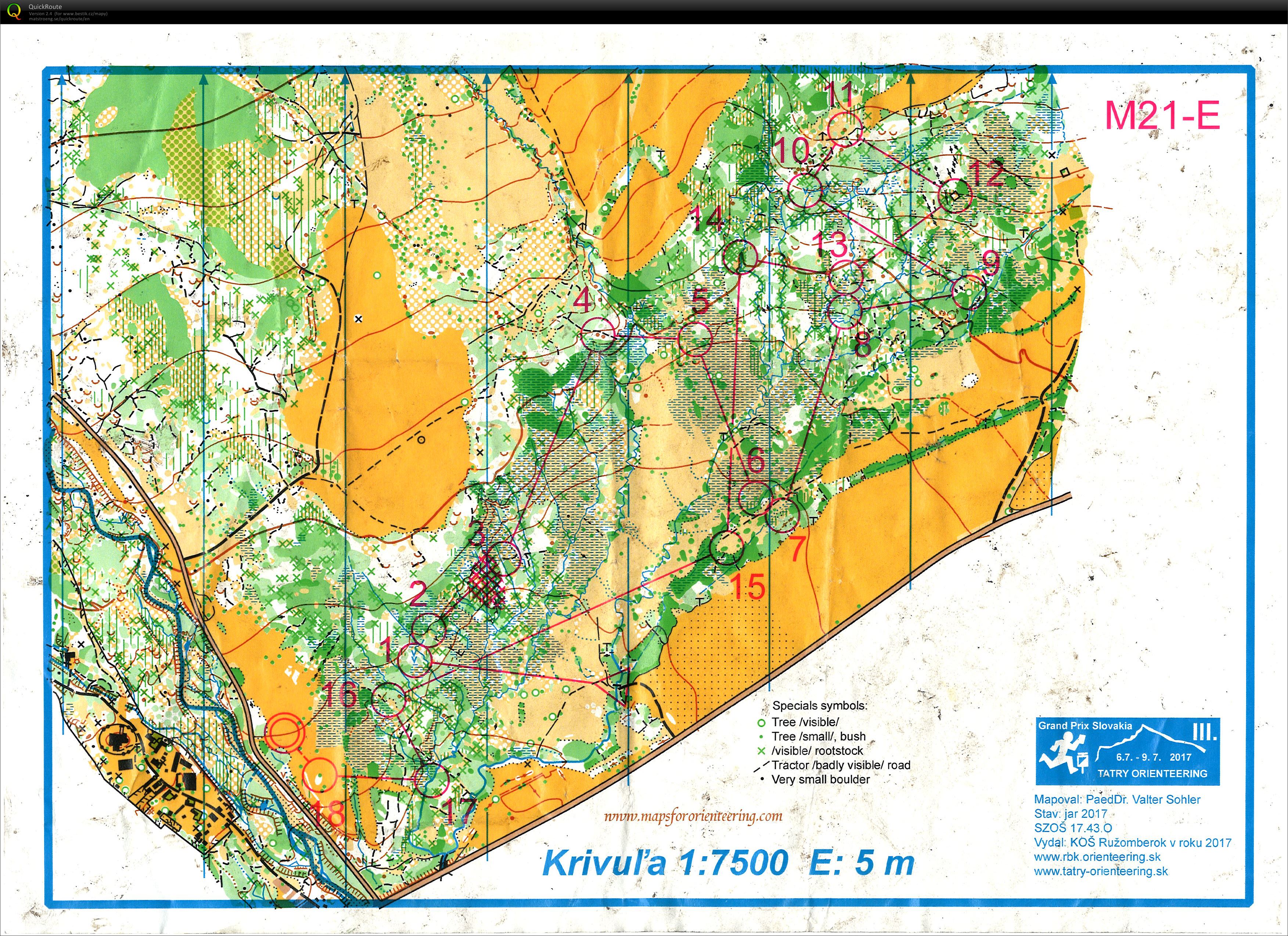 Tatry Orienteering E3 (08/07/2017)