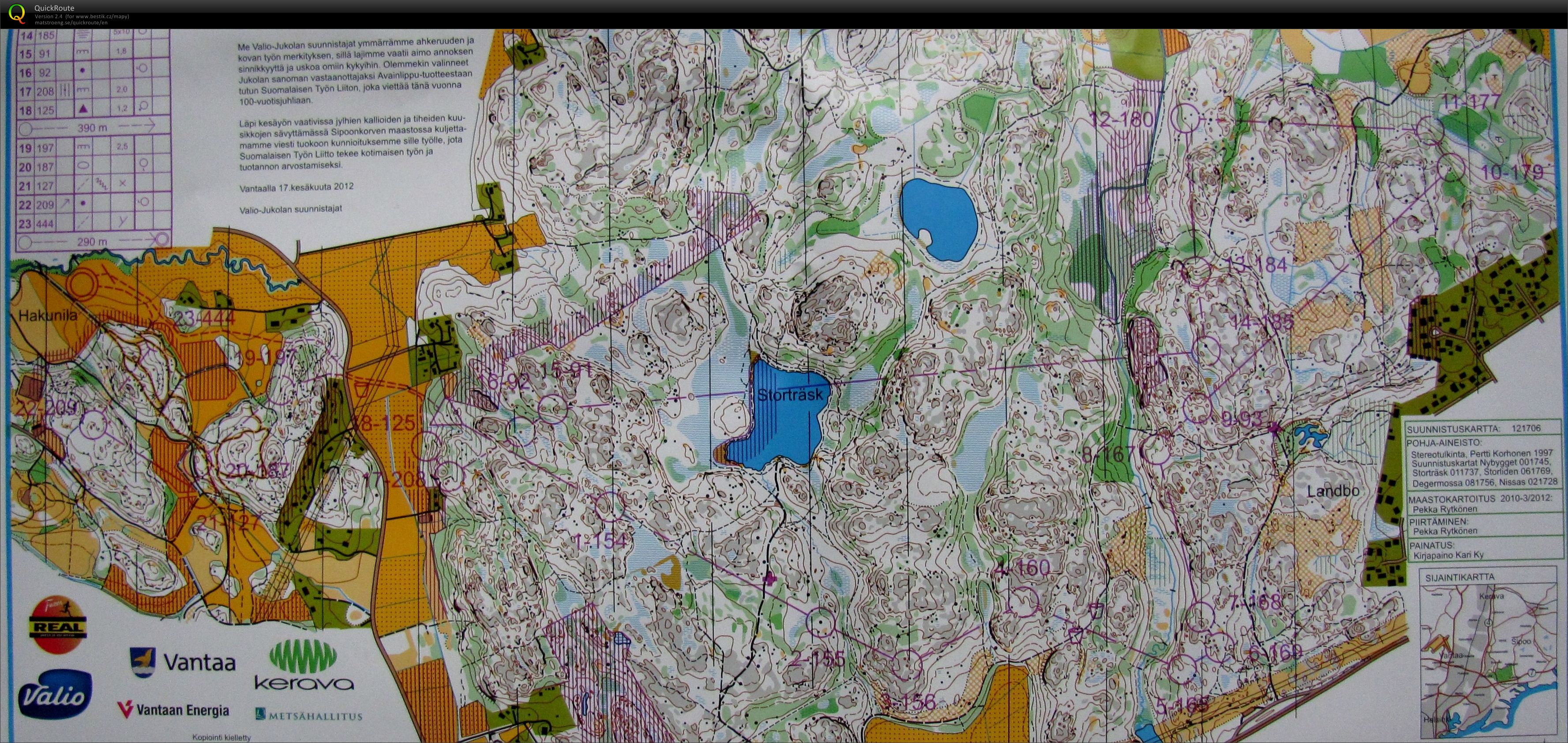 Jukola - 6th leg (2012-06-17)