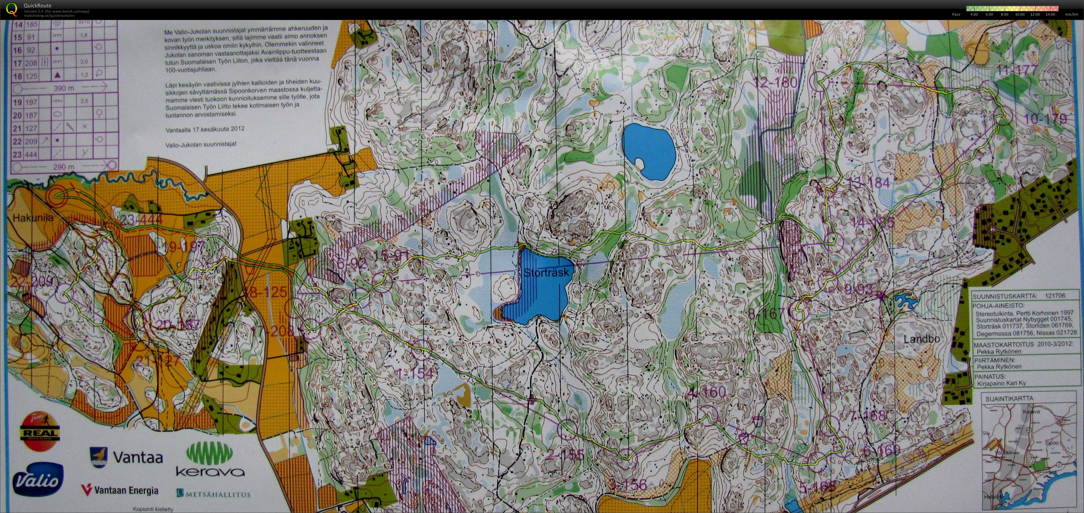 Jukola - 6th leg (2012-06-17)