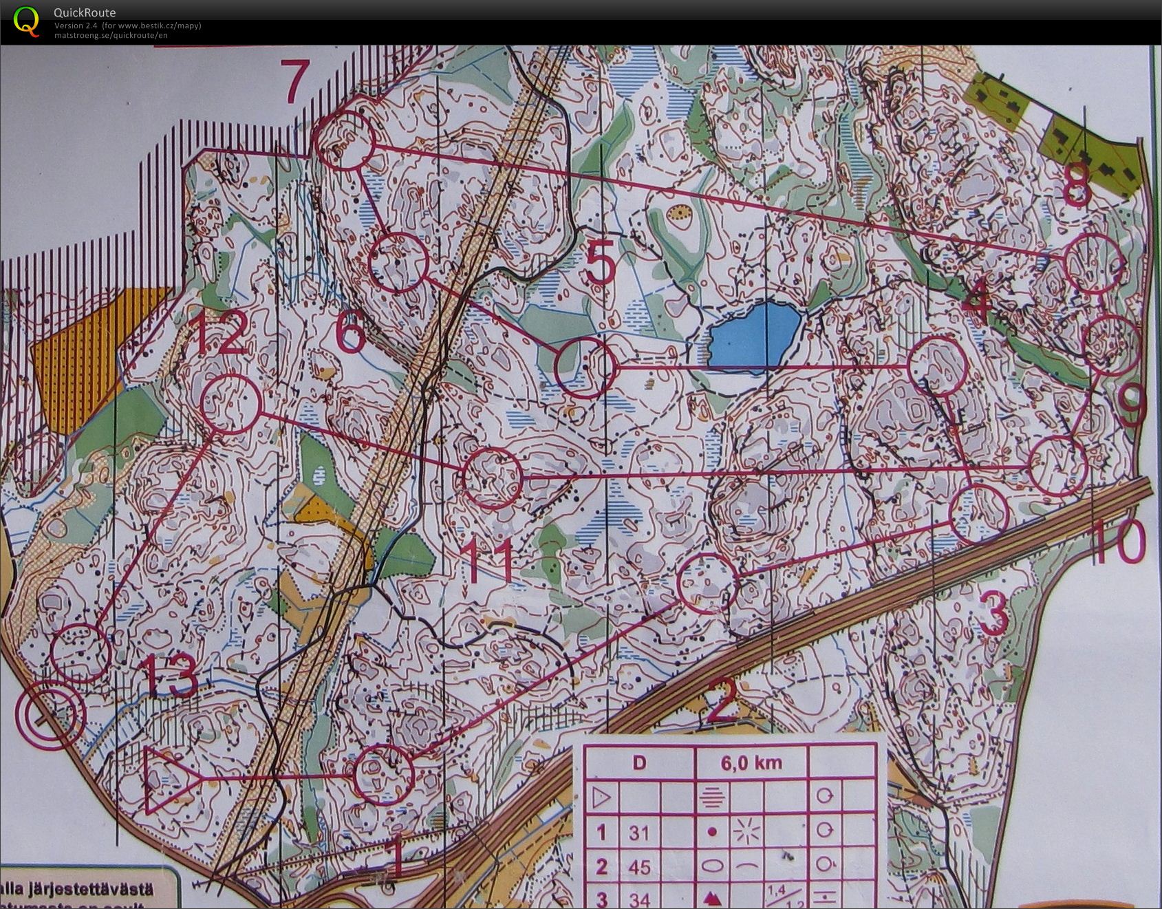 Jukola training (2012-06-14)