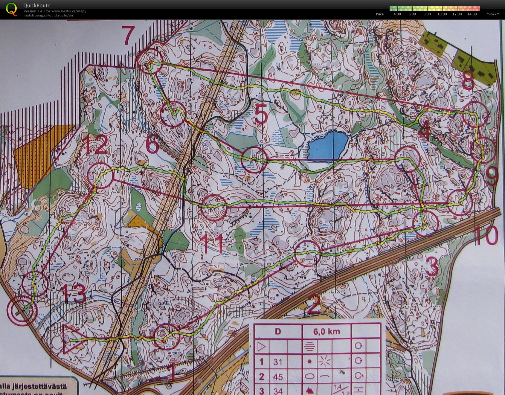 Jukola training (2012-06-14)